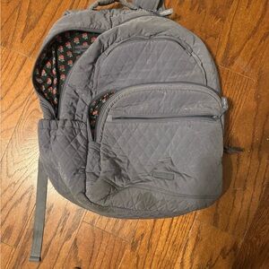 Vera Bradley Charcoal Quilted Backpack